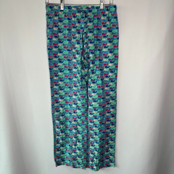 Vineyard Vines Girls Multi Color Whale Print House Pajama Pants Size XXS - Picture 1 of 9